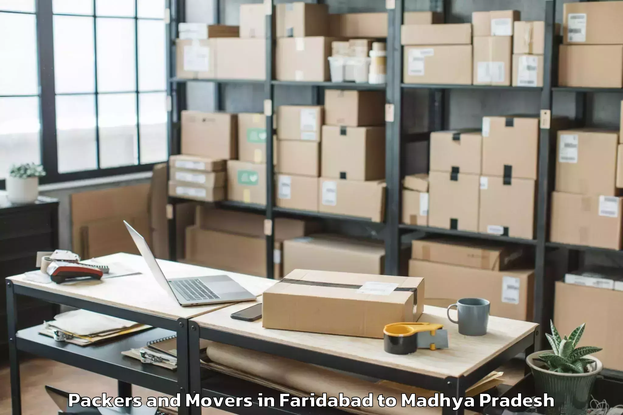 Book Faridabad to Batiyagarh Packers And Movers Online